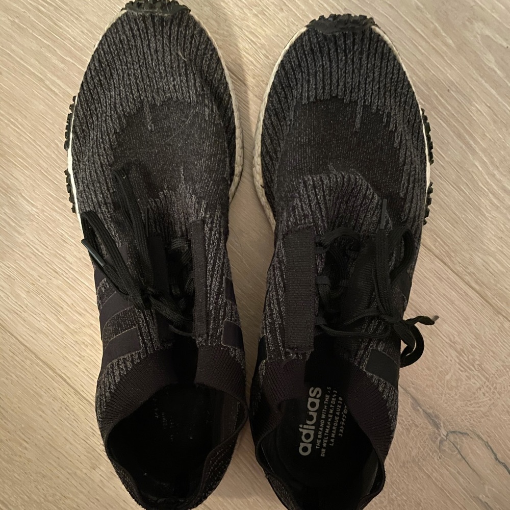 Adidas Black/Gray athletic shoes size 12